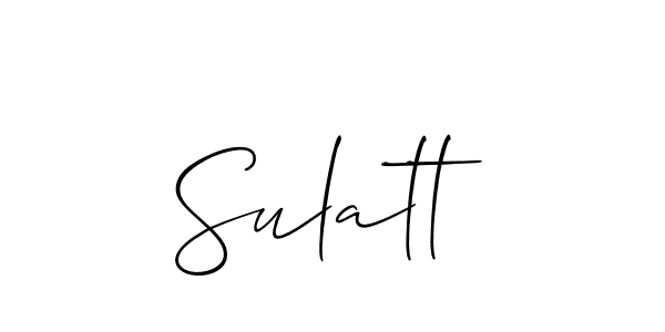 Make a beautiful signature design for name Sulatt. Use this online signature maker to create a handwritten signature for free. Sulatt signature style 2 images and pictures png