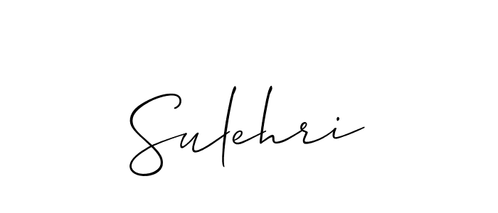 Make a short Sulehri signature style. Manage your documents anywhere anytime using Allison_Script. Create and add eSignatures, submit forms, share and send files easily. Sulehri signature style 2 images and pictures png