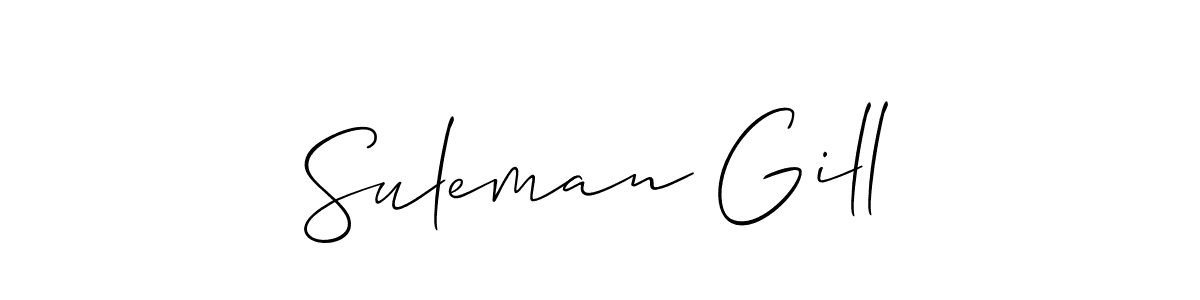 You can use this online signature creator to create a handwritten signature for the name Suleman Gill. This is the best online autograph maker. Suleman Gill signature style 2 images and pictures png