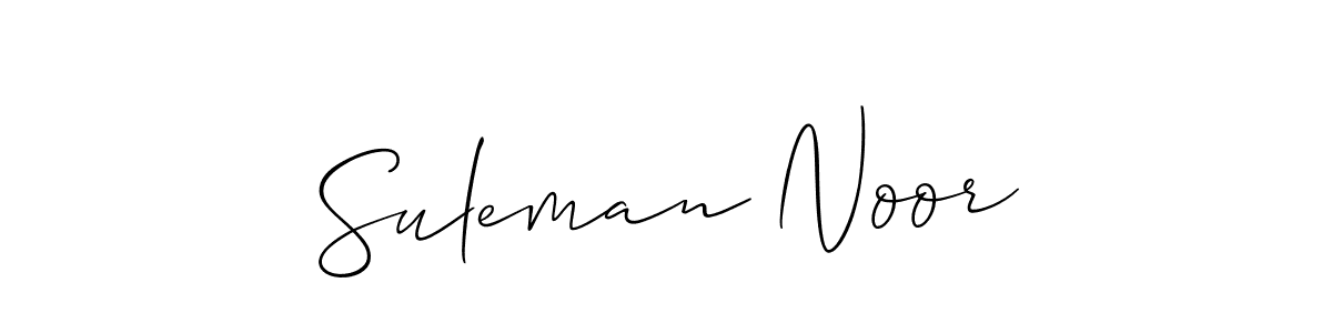 It looks lik you need a new signature style for name Suleman Noor. Design unique handwritten (Allison_Script) signature with our free signature maker in just a few clicks. Suleman Noor signature style 2 images and pictures png