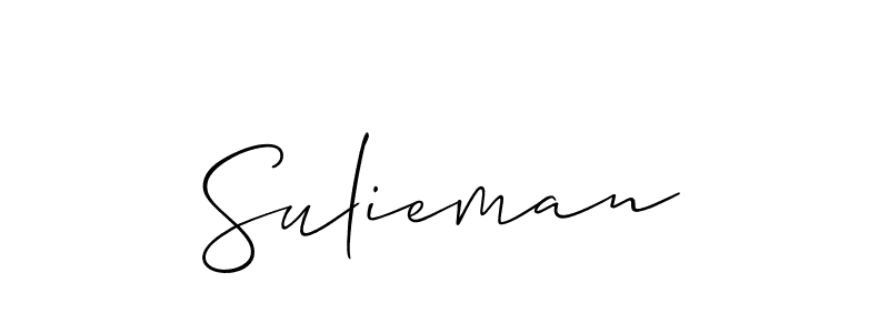 How to Draw Sulieman signature style? Allison_Script is a latest design signature styles for name Sulieman. Sulieman signature style 2 images and pictures png