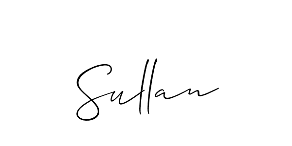 Best and Professional Signature Style for Sullan. Allison_Script Best Signature Style Collection. Sullan signature style 2 images and pictures png