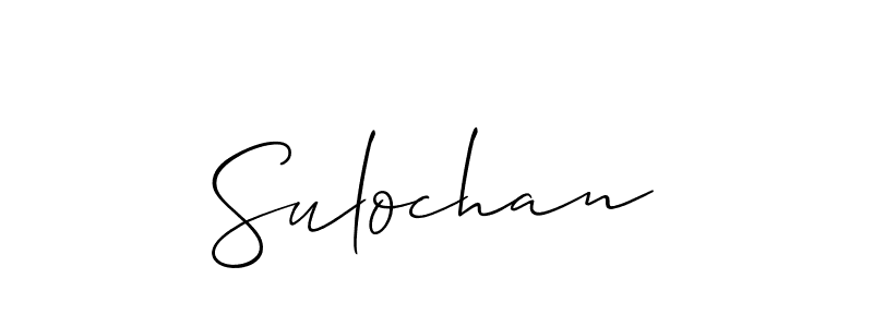 Similarly Allison_Script is the best handwritten signature design. Signature creator online .You can use it as an online autograph creator for name Sulochan. Sulochan signature style 2 images and pictures png