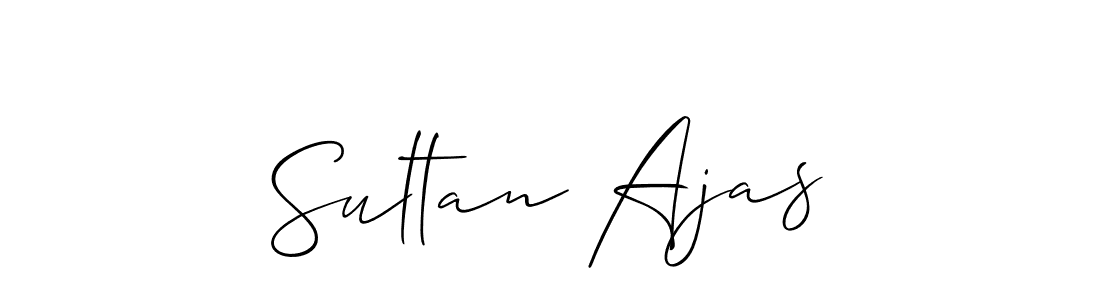 if you are searching for the best signature style for your name Sultan Ajas. so please give up your signature search. here we have designed multiple signature styles  using Allison_Script. Sultan Ajas signature style 2 images and pictures png