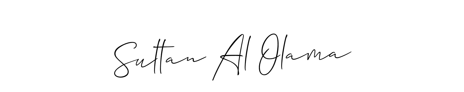 Similarly Allison_Script is the best handwritten signature design. Signature creator online .You can use it as an online autograph creator for name Sultan Al Olama. Sultan Al Olama signature style 2 images and pictures png