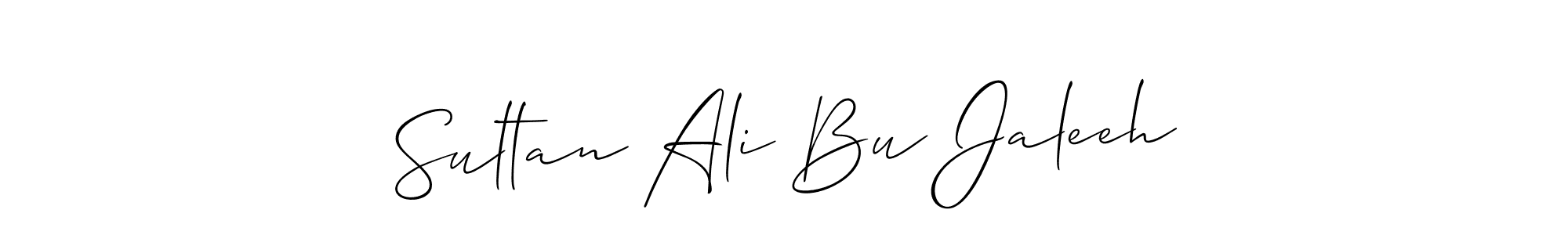 You can use this online signature creator to create a handwritten signature for the name Sultan Ali Bu Jaleeh. This is the best online autograph maker. Sultan Ali Bu Jaleeh signature style 2 images and pictures png