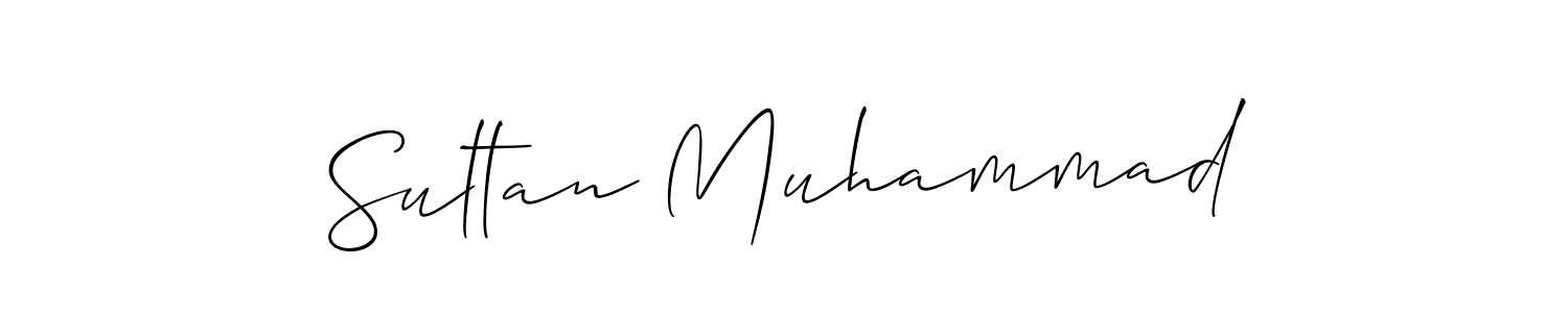 Create a beautiful signature design for name Sultan Muhammad. With this signature (Allison_Script) fonts, you can make a handwritten signature for free. Sultan Muhammad signature style 2 images and pictures png