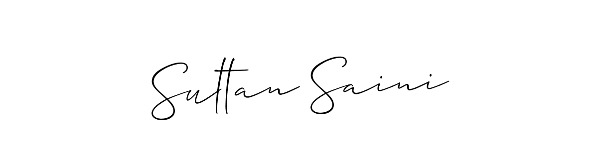 Once you've used our free online signature maker to create your best signature Allison_Script style, it's time to enjoy all of the benefits that Sultan Saini name signing documents. Sultan Saini signature style 2 images and pictures png