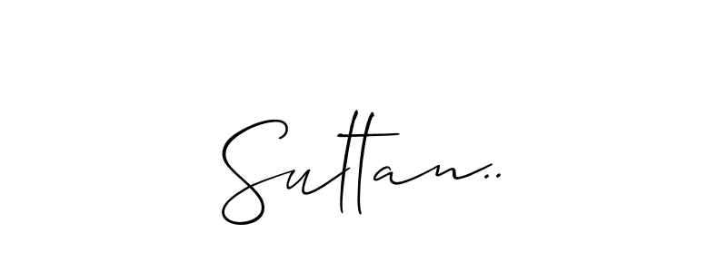 You should practise on your own different ways (Allison_Script) to write your name (Sultan..) in signature. don't let someone else do it for you. Sultan.. signature style 2 images and pictures png