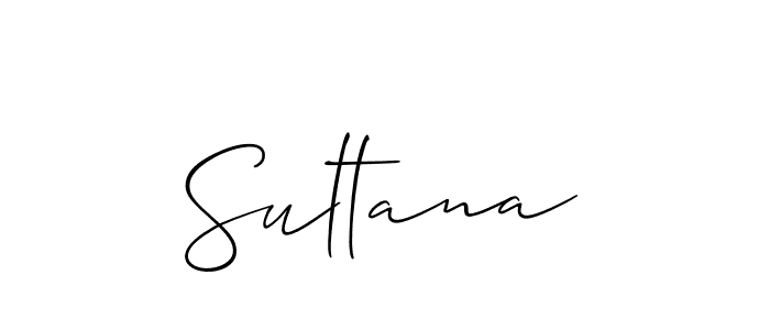 How to make Sultana name signature. Use Allison_Script style for creating short signs online. This is the latest handwritten sign. Sultana signature style 2 images and pictures png