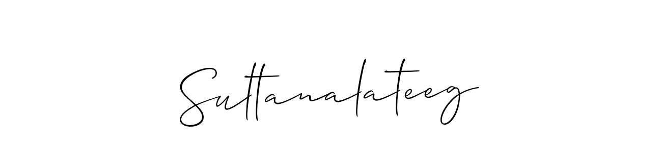 Sultanalateeg stylish signature style. Best Handwritten Sign (Allison_Script) for my name. Handwritten Signature Collection Ideas for my name Sultanalateeg. Sultanalateeg signature style 2 images and pictures png