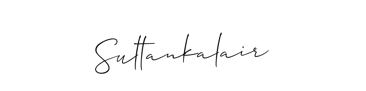 Make a beautiful signature design for name Sultankalair. With this signature (Allison_Script) style, you can create a handwritten signature for free. Sultankalair signature style 2 images and pictures png