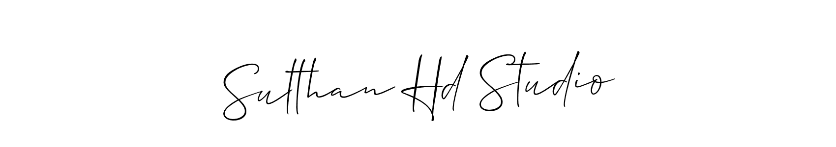 Best and Professional Signature Style for Sulthan Hd Studio. Allison_Script Best Signature Style Collection. Sulthan Hd Studio signature style 2 images and pictures png