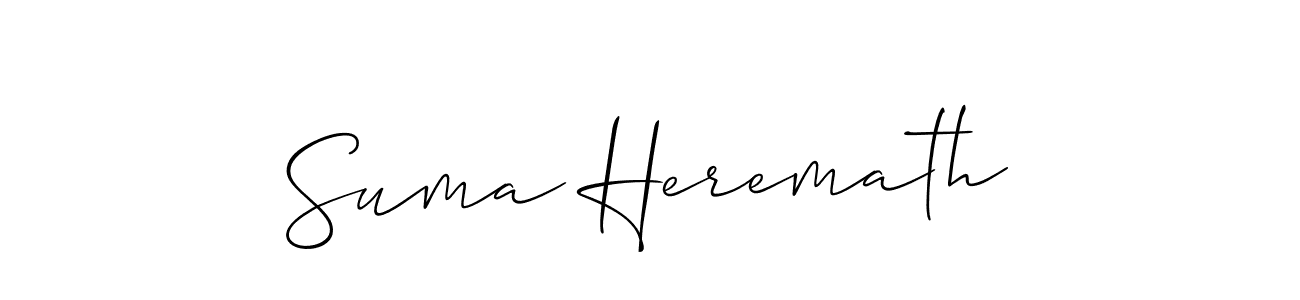 Similarly Allison_Script is the best handwritten signature design. Signature creator online .You can use it as an online autograph creator for name Suma Heremath. Suma Heremath signature style 2 images and pictures png