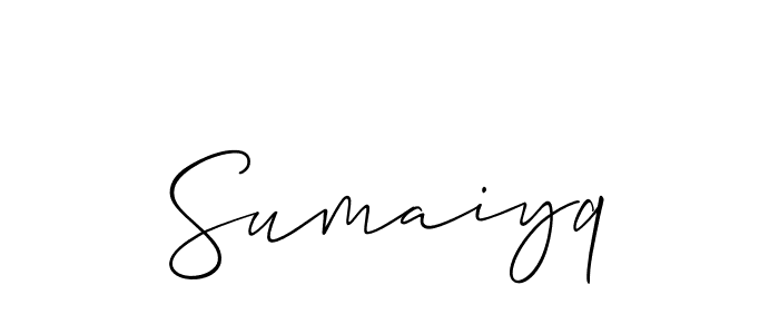 You should practise on your own different ways (Allison_Script) to write your name (Sumaiyq) in signature. don't let someone else do it for you. Sumaiyq signature style 2 images and pictures png