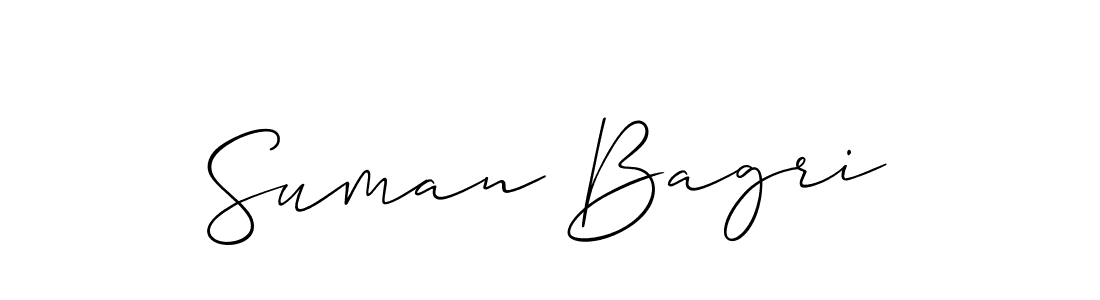 The best way (Allison_Script) to make a short signature is to pick only two or three words in your name. The name Suman Bagri include a total of six letters. For converting this name. Suman Bagri signature style 2 images and pictures png