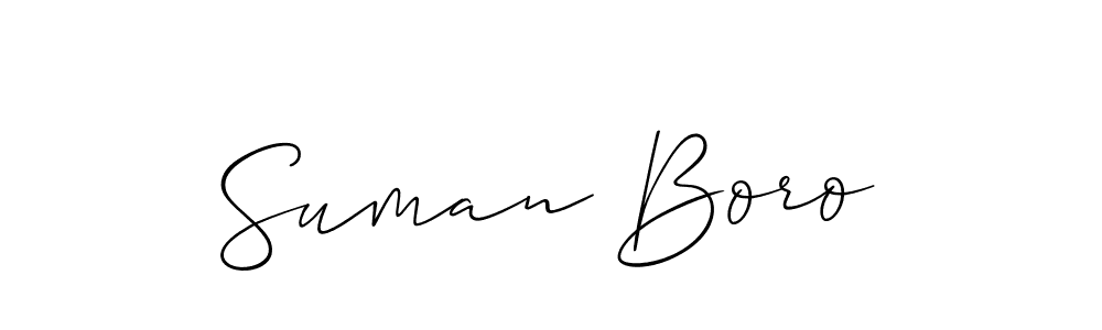 Similarly Allison_Script is the best handwritten signature design. Signature creator online .You can use it as an online autograph creator for name Suman Boro. Suman Boro signature style 2 images and pictures png