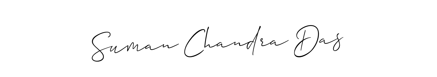 Design your own signature with our free online signature maker. With this signature software, you can create a handwritten (Allison_Script) signature for name Suman Chandra Das. Suman Chandra Das signature style 2 images and pictures png