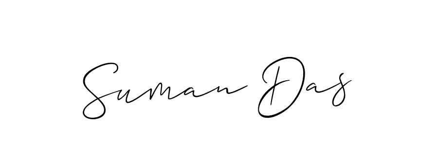 Create a beautiful signature design for name Suman Das. With this signature (Allison_Script) fonts, you can make a handwritten signature for free. Suman Das signature style 2 images and pictures png