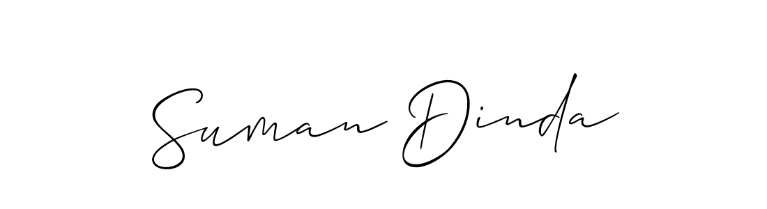 Allison_Script is a professional signature style that is perfect for those who want to add a touch of class to their signature. It is also a great choice for those who want to make their signature more unique. Get Suman Dinda name to fancy signature for free. Suman Dinda signature style 2 images and pictures png