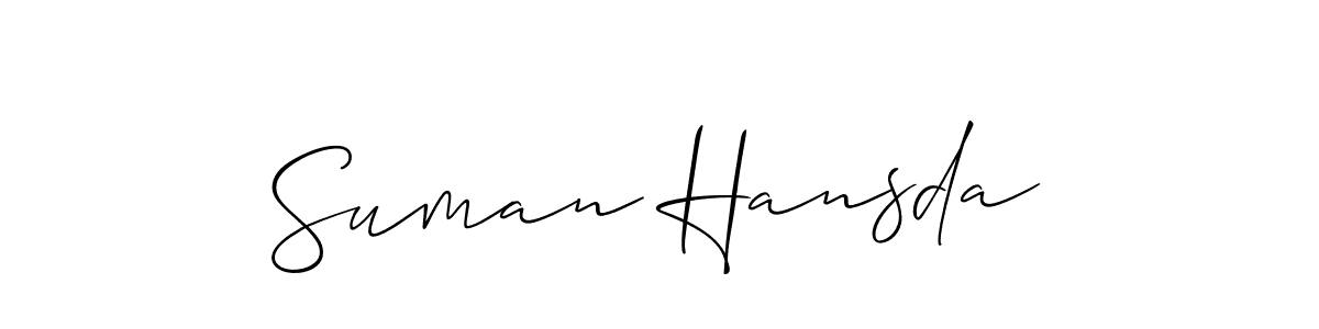 Best and Professional Signature Style for Suman Hansda. Allison_Script Best Signature Style Collection. Suman Hansda signature style 2 images and pictures png