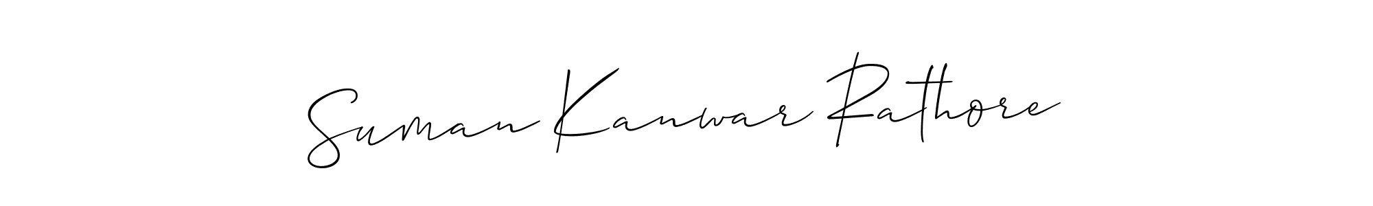 Also You can easily find your signature by using the search form. We will create Suman Kanwar Rathore name handwritten signature images for you free of cost using Allison_Script sign style. Suman Kanwar Rathore signature style 2 images and pictures png