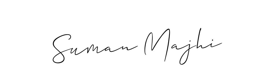 How to make Suman Majhi name signature. Use Allison_Script style for creating short signs online. This is the latest handwritten sign. Suman Majhi signature style 2 images and pictures png