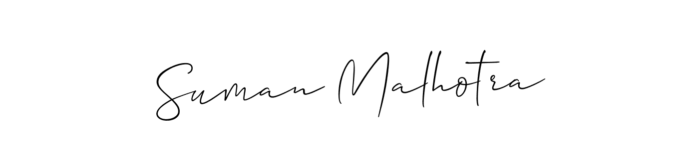 This is the best signature style for the Suman Malhotra name. Also you like these signature font (Allison_Script). Mix name signature. Suman Malhotra signature style 2 images and pictures png