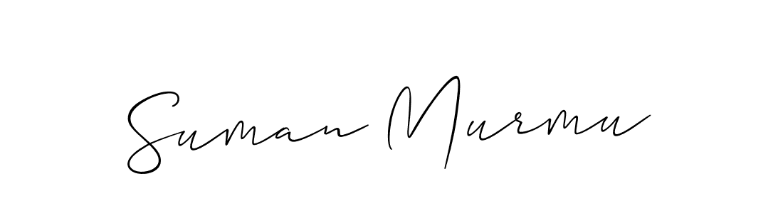 Also You can easily find your signature by using the search form. We will create Suman Murmu name handwritten signature images for you free of cost using Allison_Script sign style. Suman Murmu signature style 2 images and pictures png