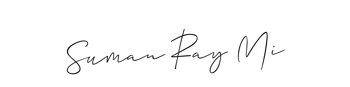 You can use this online signature creator to create a handwritten signature for the name Suman Ray Mi. This is the best online autograph maker. Suman Ray Mi signature style 2 images and pictures png