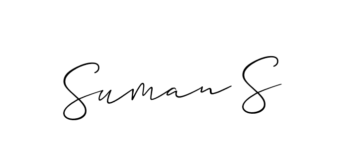 This is the best signature style for the Suman S name. Also you like these signature font (Allison_Script). Mix name signature. Suman S signature style 2 images and pictures png