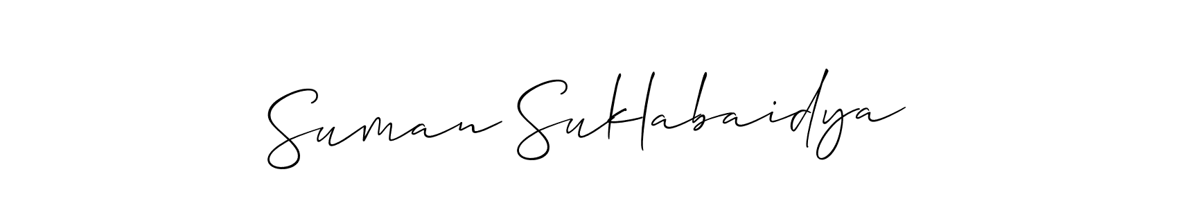 You can use this online signature creator to create a handwritten signature for the name Suman Suklabaidya. This is the best online autograph maker. Suman Suklabaidya signature style 2 images and pictures png