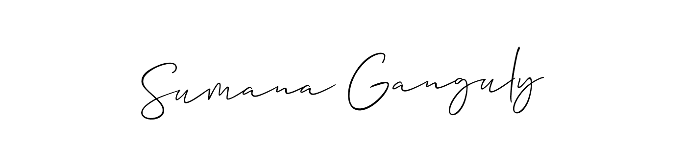 Check out images of Autograph of Sumana Ganguly name. Actor Sumana Ganguly Signature Style. Allison_Script is a professional sign style online. Sumana Ganguly signature style 2 images and pictures png