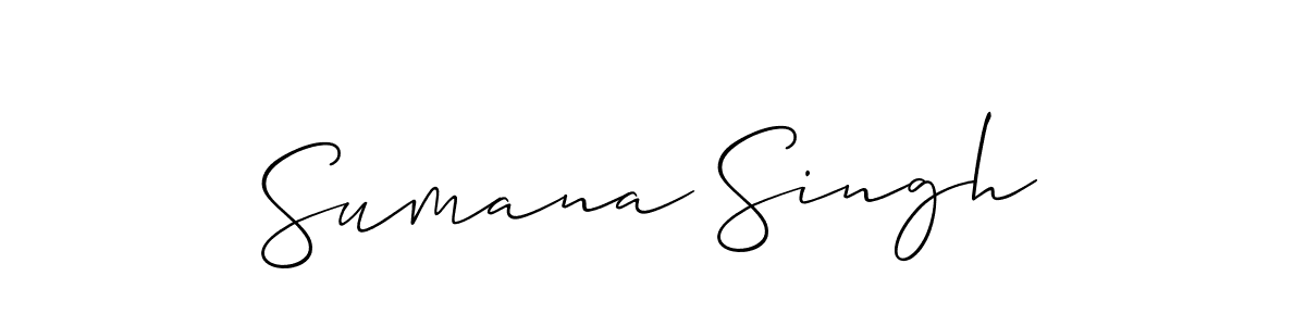 if you are searching for the best signature style for your name Sumana Singh. so please give up your signature search. here we have designed multiple signature styles  using Allison_Script. Sumana Singh signature style 2 images and pictures png