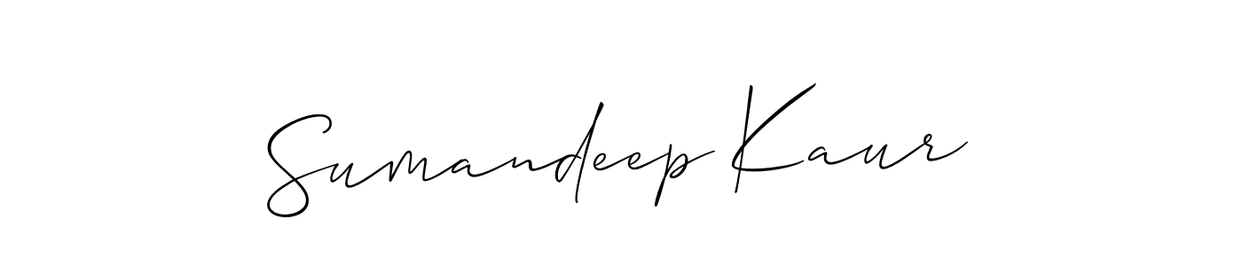 if you are searching for the best signature style for your name Sumandeep Kaur. so please give up your signature search. here we have designed multiple signature styles  using Allison_Script. Sumandeep Kaur signature style 2 images and pictures png