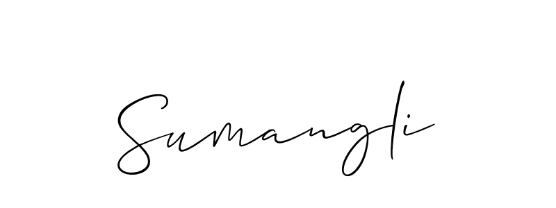 Check out images of Autograph of Sumangli name. Actor Sumangli Signature Style. Allison_Script is a professional sign style online. Sumangli signature style 2 images and pictures png