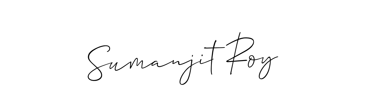 It looks lik you need a new signature style for name Sumanjit Roy. Design unique handwritten (Allison_Script) signature with our free signature maker in just a few clicks. Sumanjit Roy signature style 2 images and pictures png