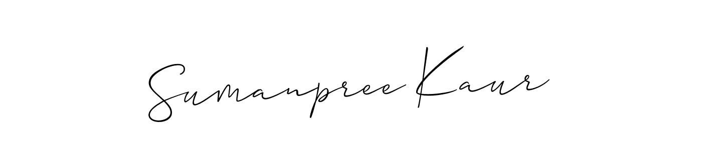 Make a beautiful signature design for name Sumanpree Kaur. Use this online signature maker to create a handwritten signature for free. Sumanpree Kaur signature style 2 images and pictures png