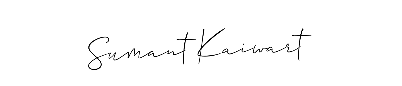Also we have Sumant Kaiwart name is the best signature style. Create professional handwritten signature collection using Allison_Script autograph style. Sumant Kaiwart signature style 2 images and pictures png