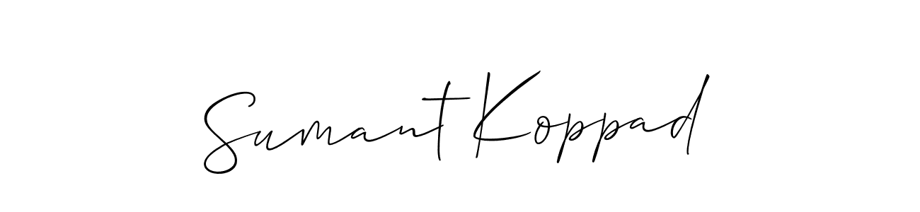 Make a beautiful signature design for name Sumant Koppad. Use this online signature maker to create a handwritten signature for free. Sumant Koppad signature style 2 images and pictures png