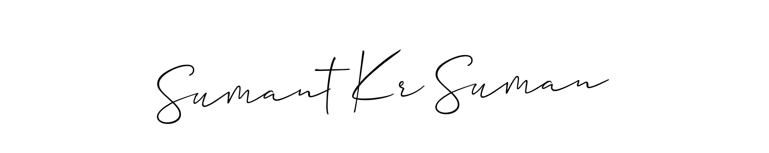 Best and Professional Signature Style for Sumant Kr Suman. Allison_Script Best Signature Style Collection. Sumant Kr Suman signature style 2 images and pictures png