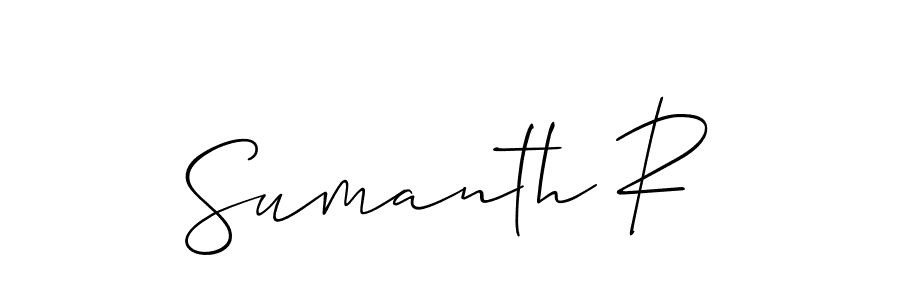 Here are the top 10 professional signature styles for the name Sumanth R. These are the best autograph styles you can use for your name. Sumanth R signature style 2 images and pictures png