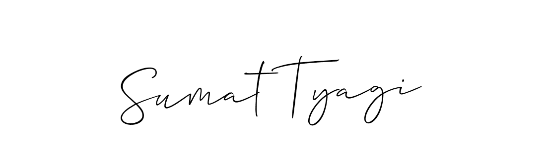 Make a beautiful signature design for name Sumat Tyagi. Use this online signature maker to create a handwritten signature for free. Sumat Tyagi signature style 2 images and pictures png