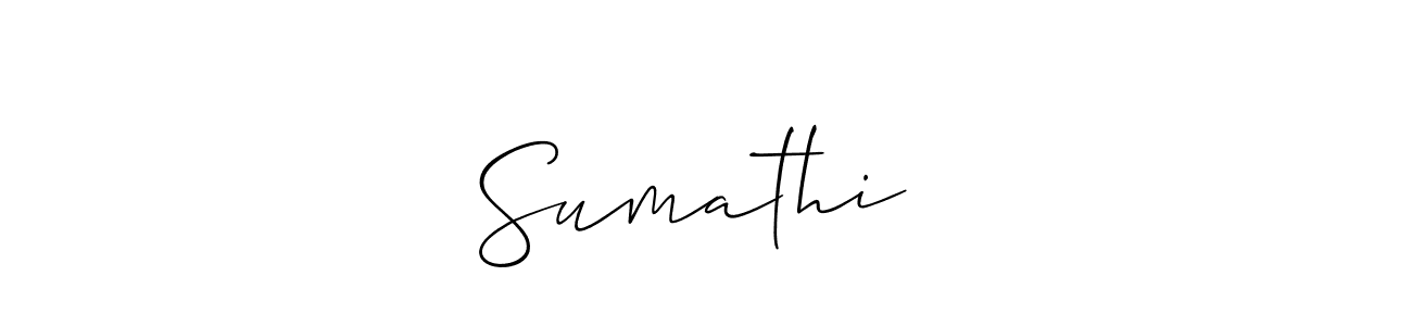 It looks lik you need a new signature style for name Sumathi♥️. Design unique handwritten (Allison_Script) signature with our free signature maker in just a few clicks. Sumathi♥️ signature style 2 images and pictures png