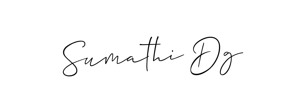 Also we have Sumathi Dg name is the best signature style. Create professional handwritten signature collection using Allison_Script autograph style. Sumathi Dg signature style 2 images and pictures png