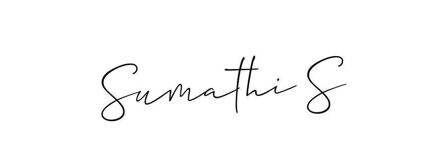 Best and Professional Signature Style for Sumathi S. Allison_Script Best Signature Style Collection. Sumathi S signature style 2 images and pictures png