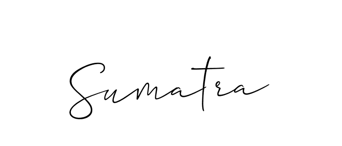 The best way (Allison_Script) to make a short signature is to pick only two or three words in your name. The name Sumatra include a total of six letters. For converting this name. Sumatra signature style 2 images and pictures png