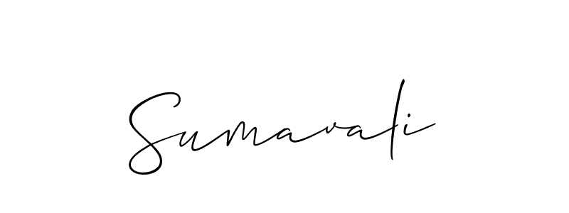 Make a beautiful signature design for name Sumavali. Use this online signature maker to create a handwritten signature for free. Sumavali signature style 2 images and pictures png