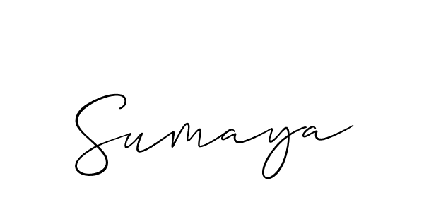 Once you've used our free online signature maker to create your best signature Allison_Script style, it's time to enjoy all of the benefits that Sumaya name signing documents. Sumaya signature style 2 images and pictures png