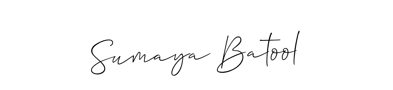 How to Draw Sumaya Batool signature style? Allison_Script is a latest design signature styles for name Sumaya Batool. Sumaya Batool signature style 2 images and pictures png